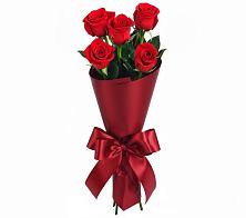 Букет 5 Красных роз Эдлесс Лав в Сергиевский