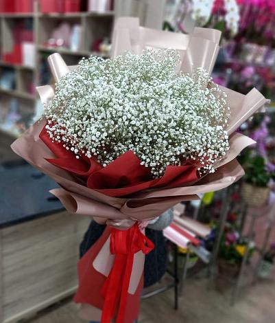 Букет цветов из: Гипсофила в Сергиевский