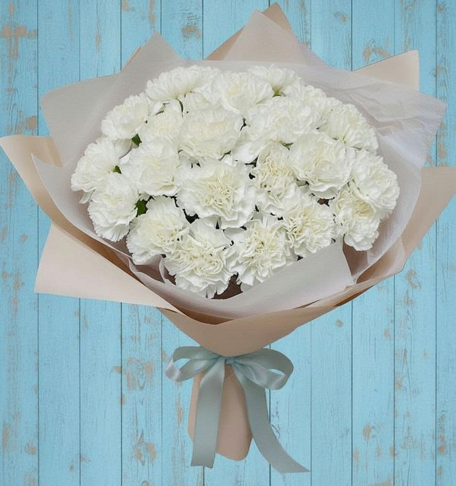 Букет цветов из: Гвоздики в Сергиевский