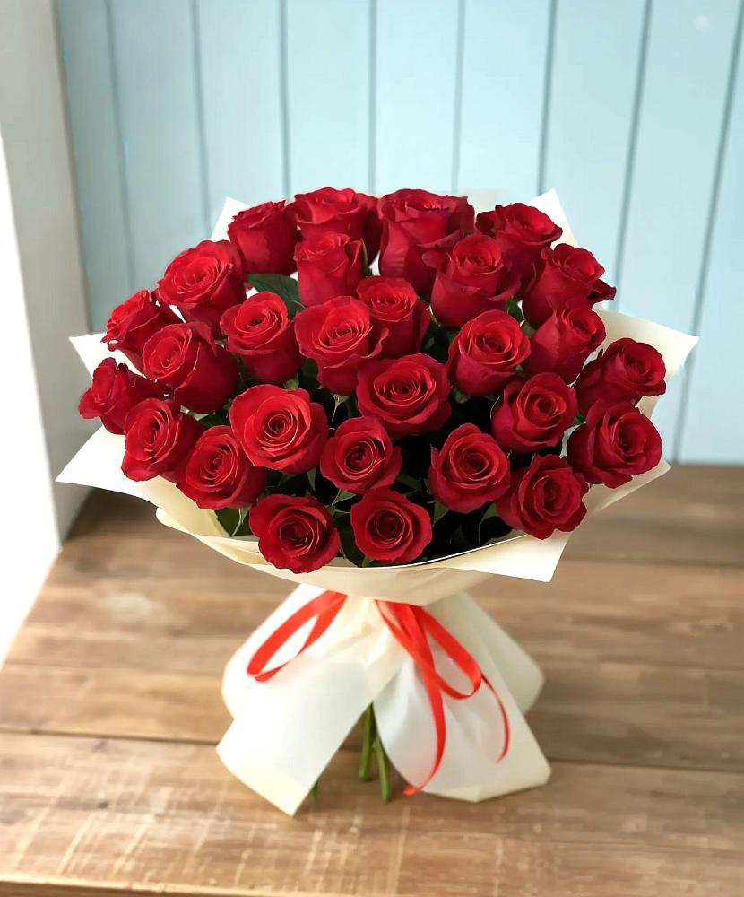 Букет 29 Красных роз в Сергиевский