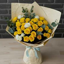 Букет цветов из:  Розы в Сергиевский