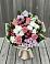 Букет цветов из: Альстромерии, Гвоздики, Розы и Хризантемы в Сергиевский