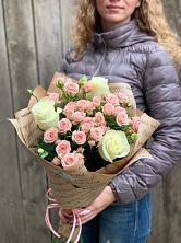 Букет цветов из:  Розы в Сергиевский