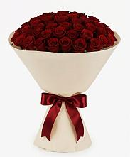Букет 101 Бордовая роза Блэк Бакарра в Сергиевский