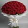 Букет 101 Красная роза Блэк Мэджик в Сергиевский