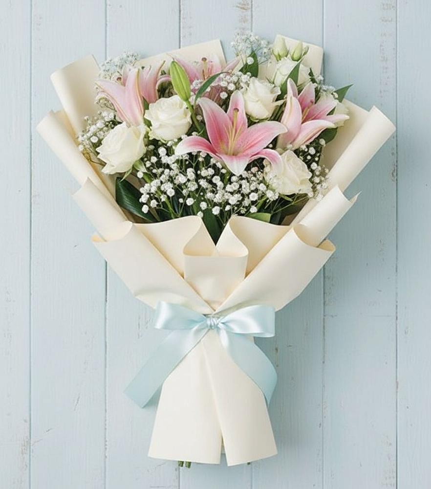 Букет цветов из: Лилии в Сергиевский