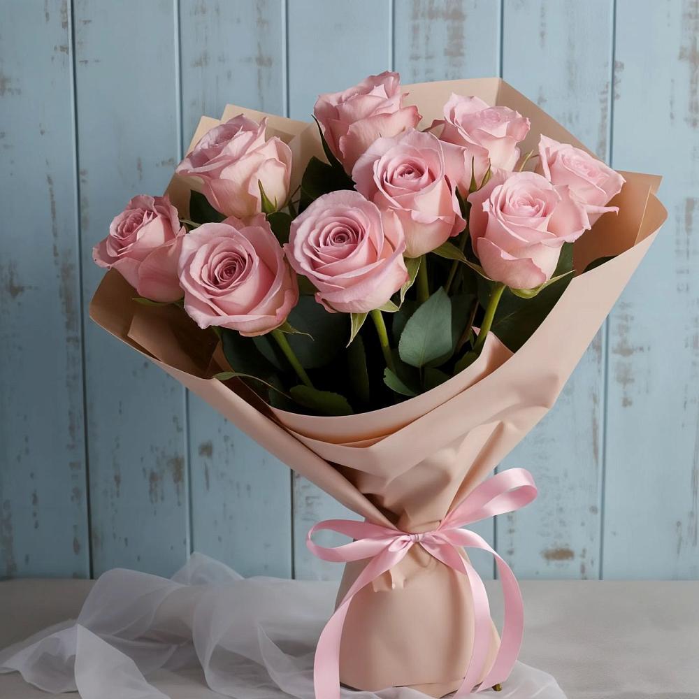 Букет цветов из: Розы в Сергиевский