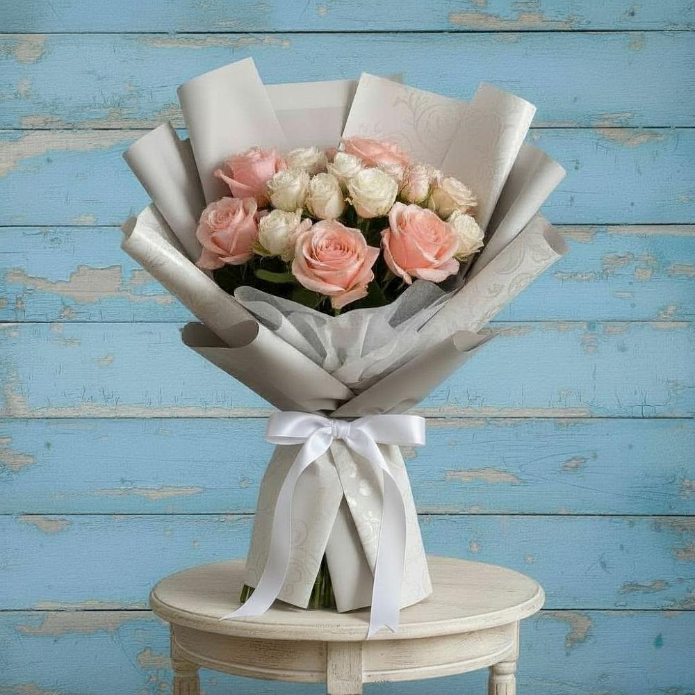 Букет цветов из: Розы в Сергиевский