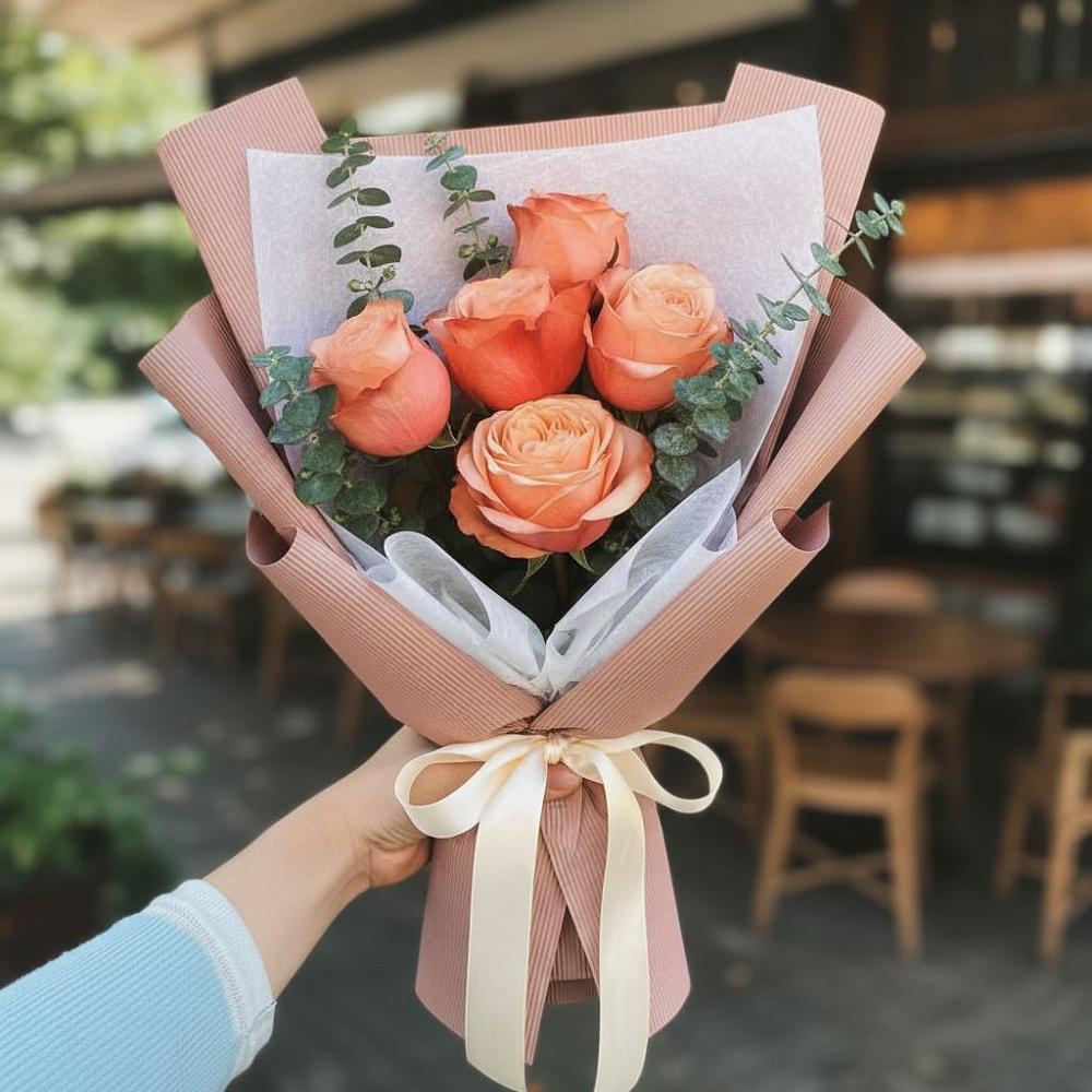 Букет цветов из: Розы в Сергиевский