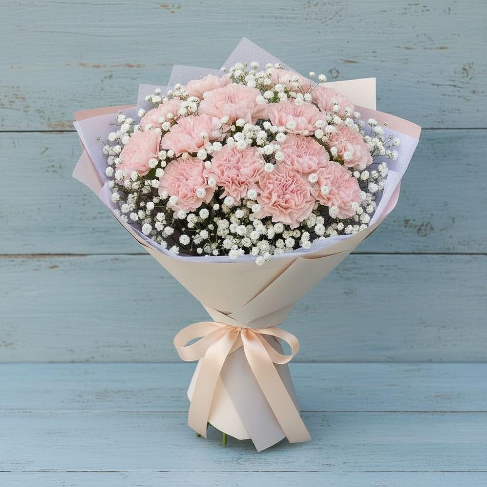 Букет цветов из: Гвоздики в Сергиевский