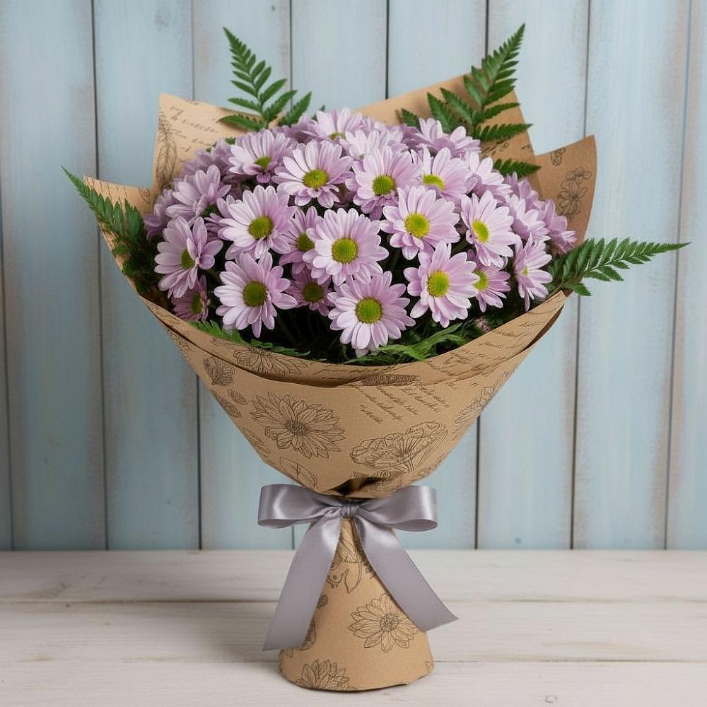 Букет цветов из: Хризантемы в Сергиевский