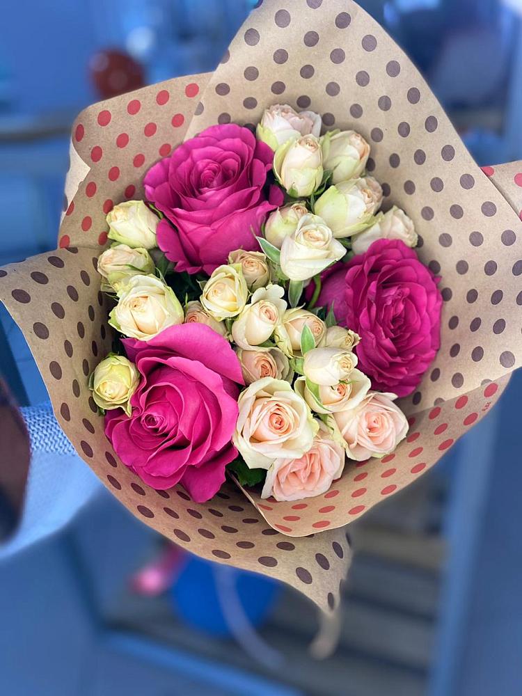 Букет цветов из: Розы в Сергиевский