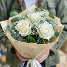 Букет цветов из:  Розы #REPLACE_PRED# Сергиевский