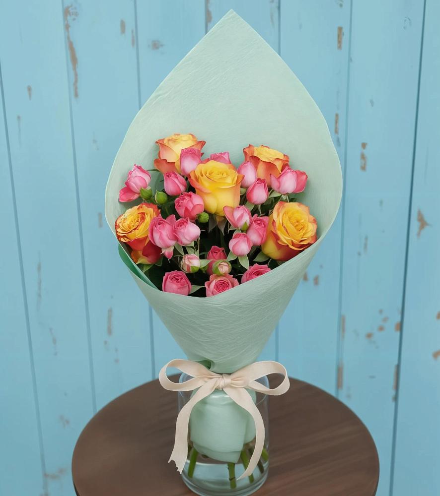 Букет цветов из: Розы в Сергиевский