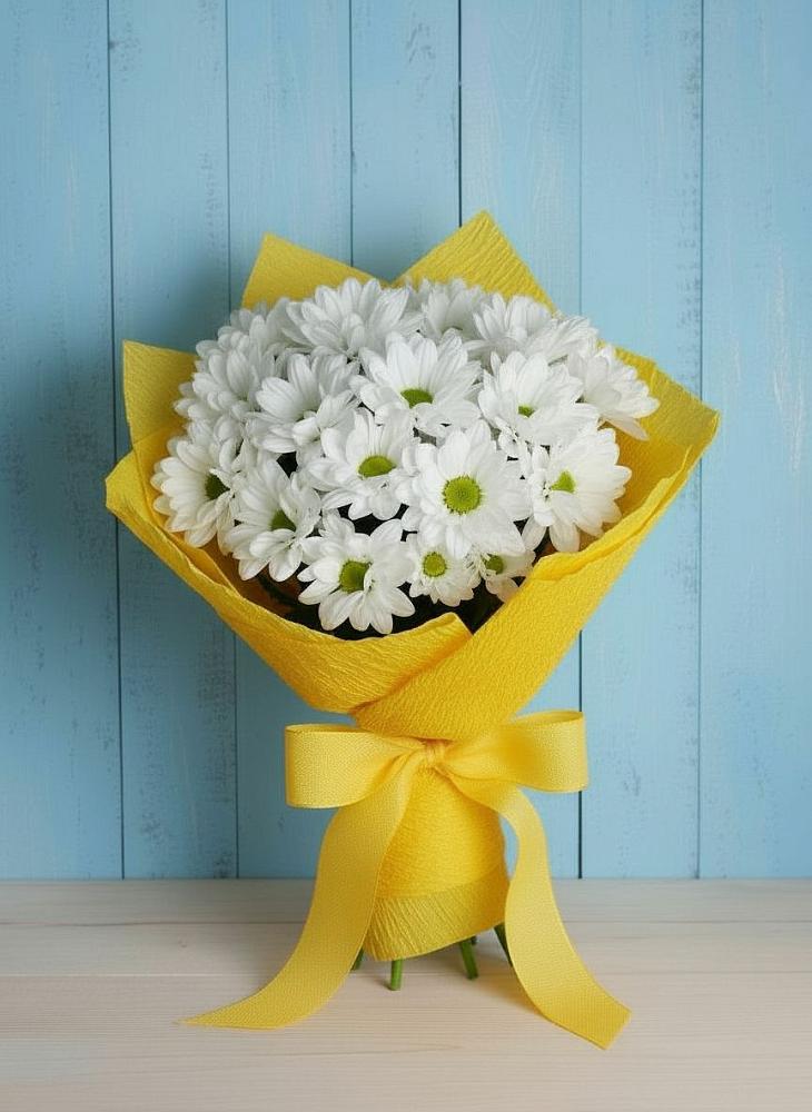 Букет цветов из: Хризантемы в Сергиевский
