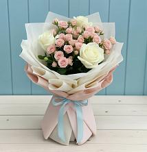 Букет цветов из:  Розы в Сергиевский