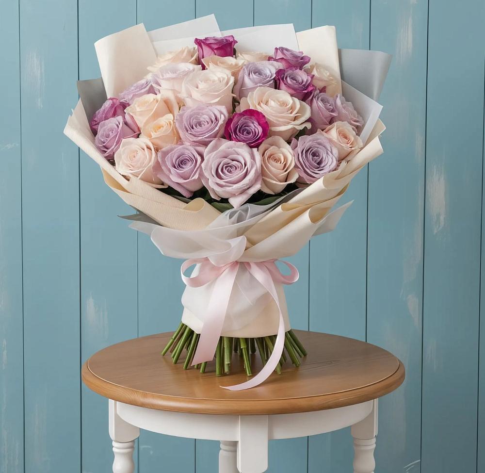 Букет цветов из: Розы в Сергиевский