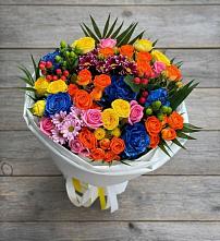 Букет цветов из:  Розы и Хризантемы #REPLACE_PRED# Сергиевский