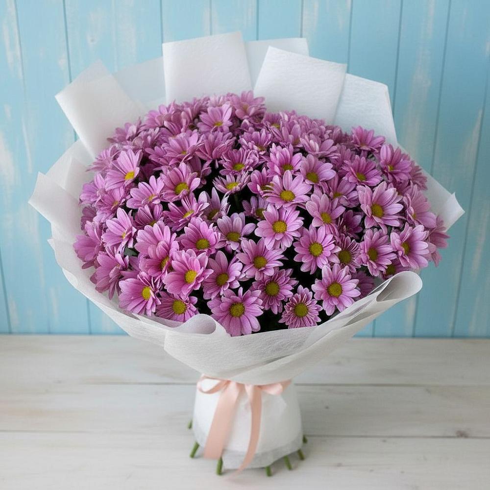 Букет цветов из: Хризантемы в Сергиевский
