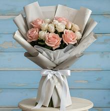 Букет цветов из:  Розы #REPLACE_PRED# Сергиевский