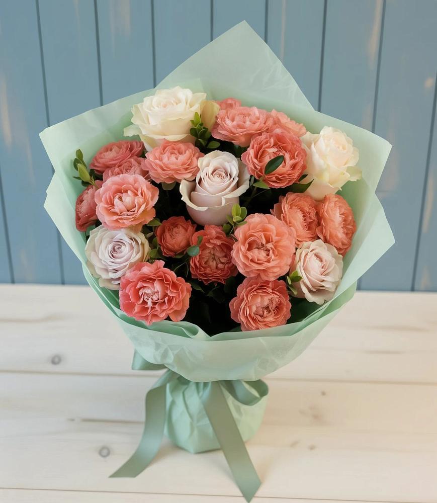 Букет цветов из: Розы в Сергиевский