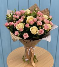 Букет цветов из:  Розы в Сергиевский
