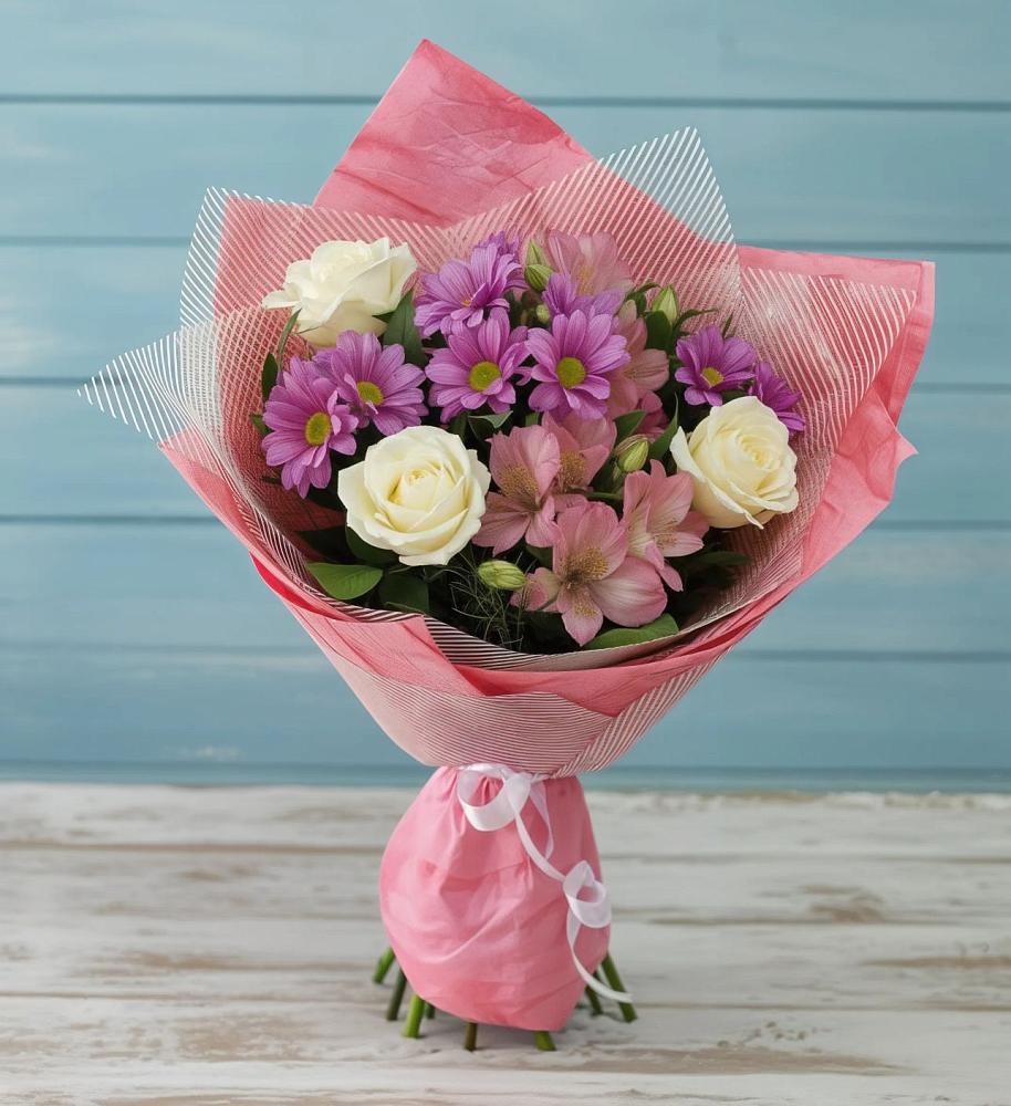 Букет цветов из: Герберы в Сергиевский