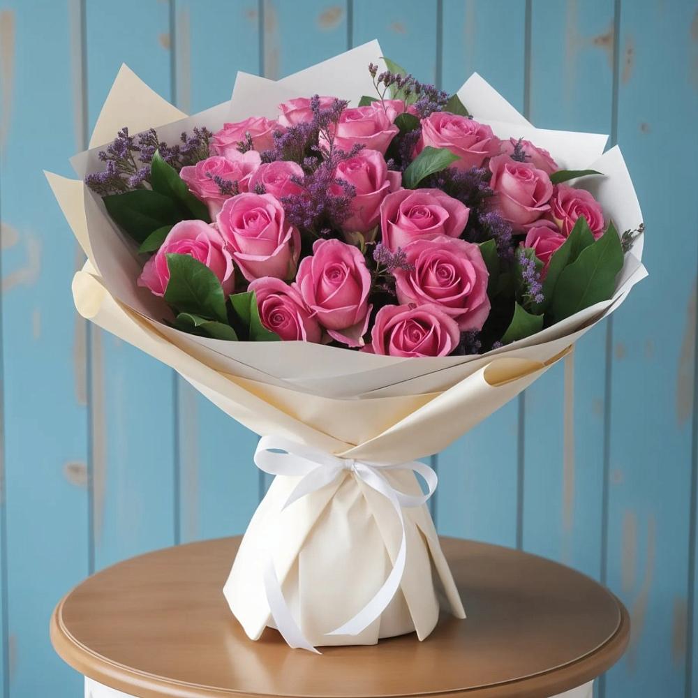 Букет цветов из: Розы в Сергиевский