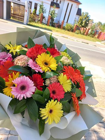 Букет цветов из: Герберы в Сергиевский