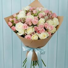 Букет цветов из:  Розы в Сергиевский