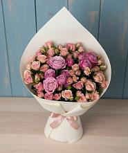 Букет цветов из:  Розы #REPLACE_PRED# Сергиевский