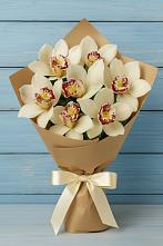 Букет цветов из:  Орхидеи и Розы в Сергиевский