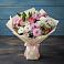 Букет цветов из: Хризантемы, Альстромерии и Розы в Сергиевский